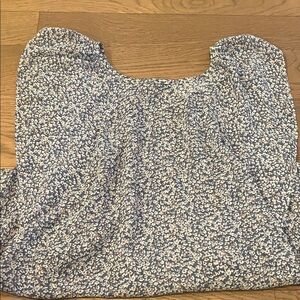 Floral Blue Women's Blouse